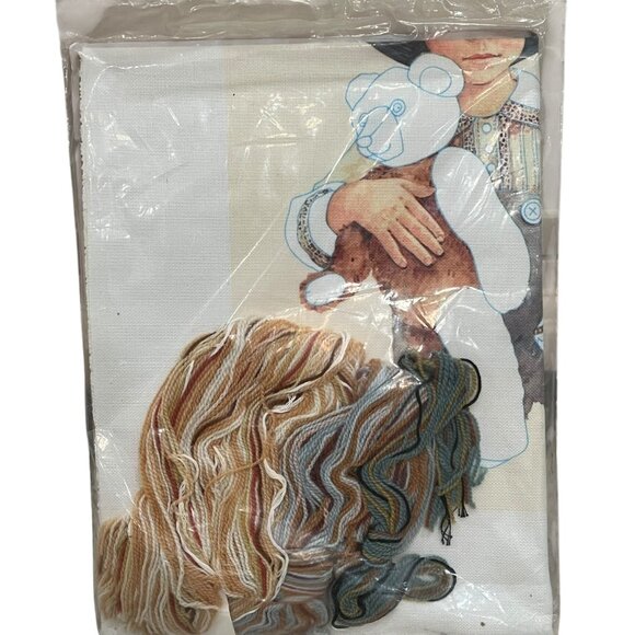 Vintage Needle Treasures Jan Hagara "Lydia And The Shirley Temple Doll" Embroide - Picture 3 of 6